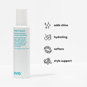 EVO close-up foam texture demonstrating airy mousse and smooth spreadability