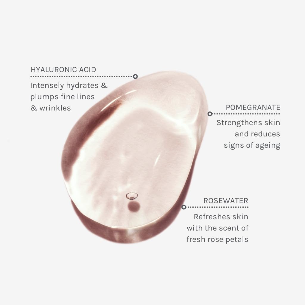 Evolve Organic Beauty serum texture on skin illustrating lightweight absorption benefit