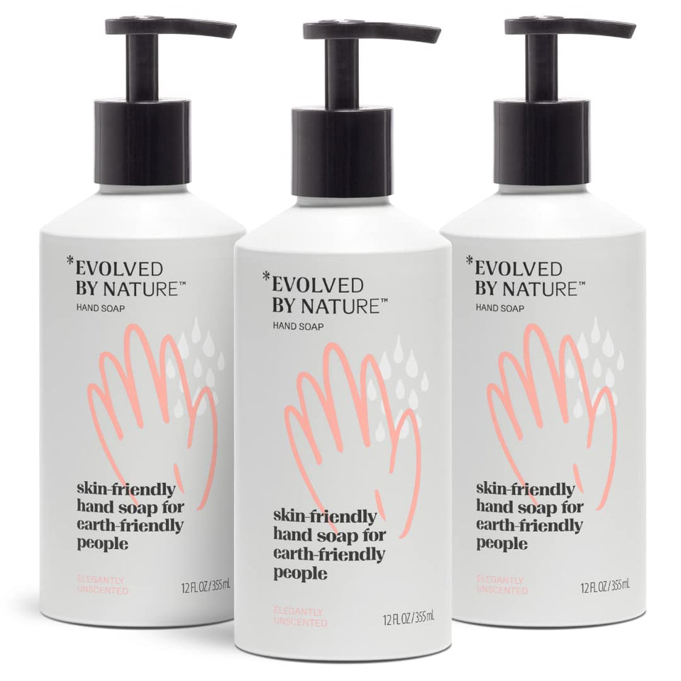 EVOLVED BY NATURE front packaging showing 12 oz bottle and label benefit