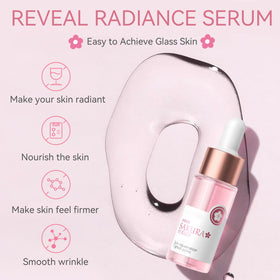 Evolvique cleanser pumped onto hand, demonstrates gentle foam and effective cleansing
