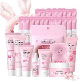 Evolvique front packaging showing sakura scent and complete kit benefits