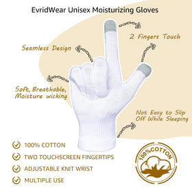 evridwear adjustable wrist cuff securing lotions and preventing slip