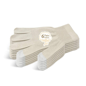 Evridwear front packaging showing six pairs in beige and clear sizing benefits