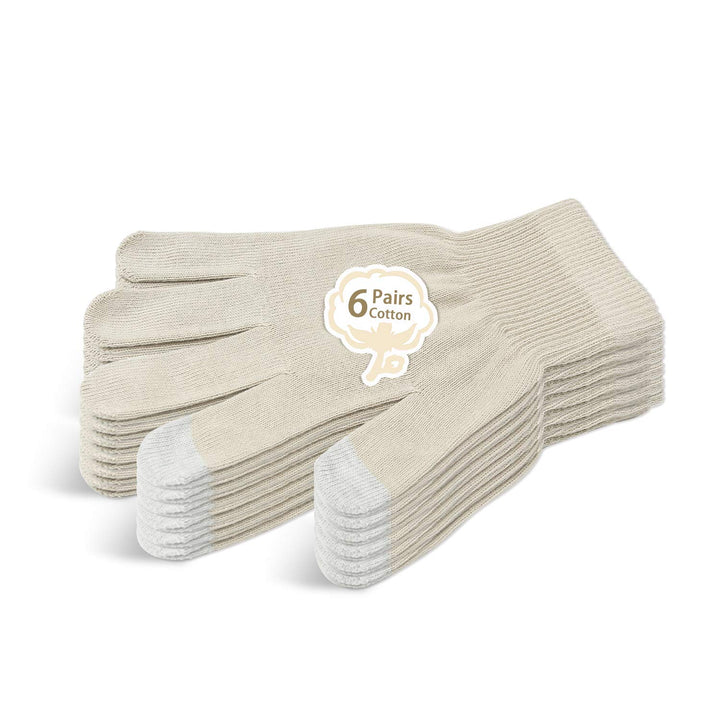 Evridwear front packaging showing six pairs in beige and clear sizing benefits