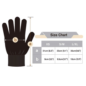 Evridwear touchscreen fingertips in use allowing phone access while moisturizing