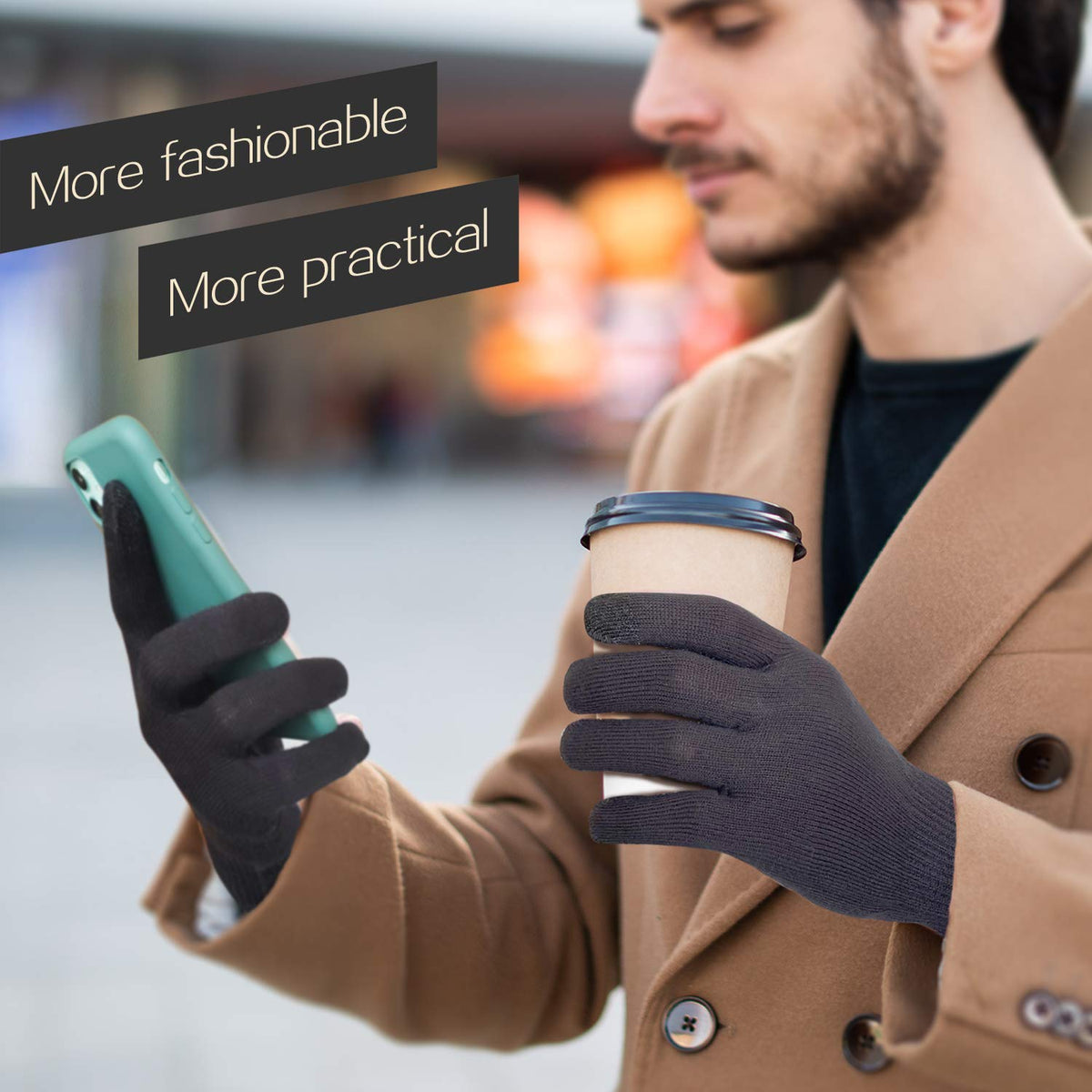 Evridwear gloves on hands showing full coverage to retain moisturizers effectively