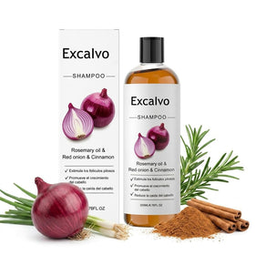 Excalvo front packaging showing bottle and clear product benefits