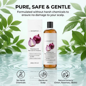 Excalvo shampoo being massaged into hair illustrating easy use