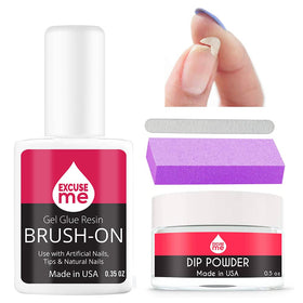 EXCUSE ME front packaging showing kit contents and quick-fix benefit