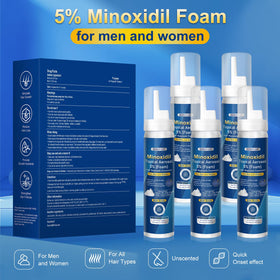 Exdeploy applied to scalp with applicator demonstrating targeted benefit
