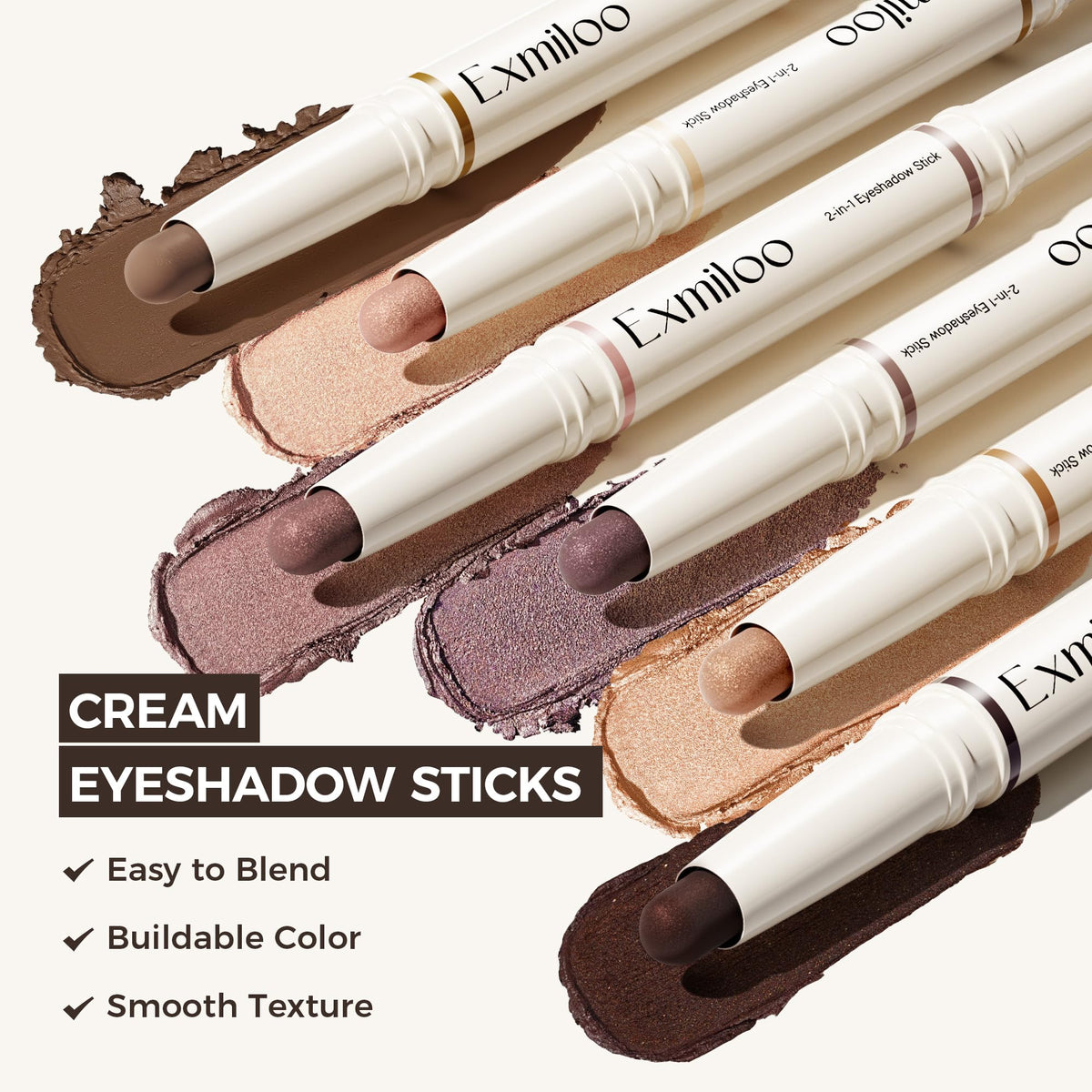 exmiloo creamy texture close-up showing smooth glide benefit