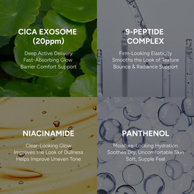 EXOPROXYL label ingredient panel highlighting exosome and peptides