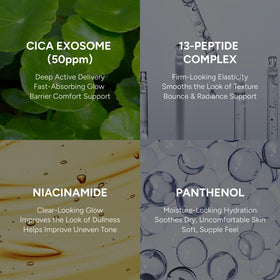 EXOPROXYL label ingredient list detail, shows peptides and exosome concentration