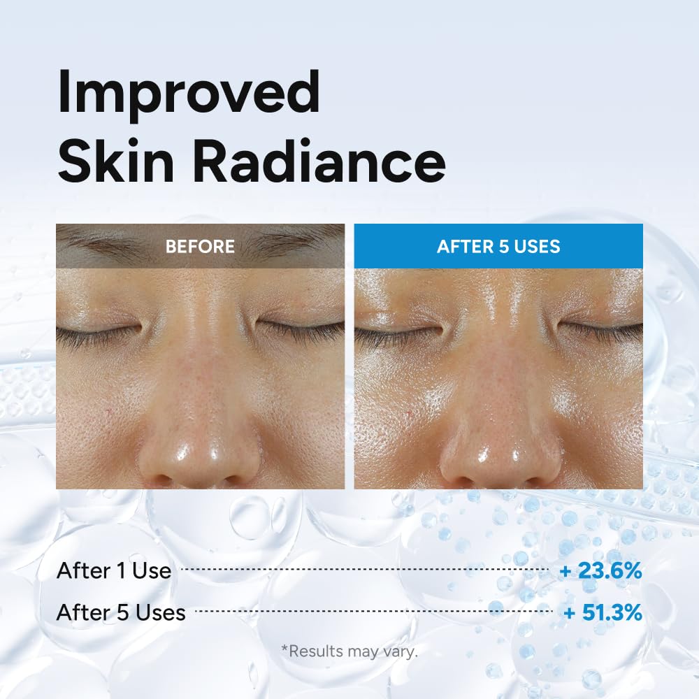 EXOPROXYL serum on hand application, illustrates quick absorption and sheen
