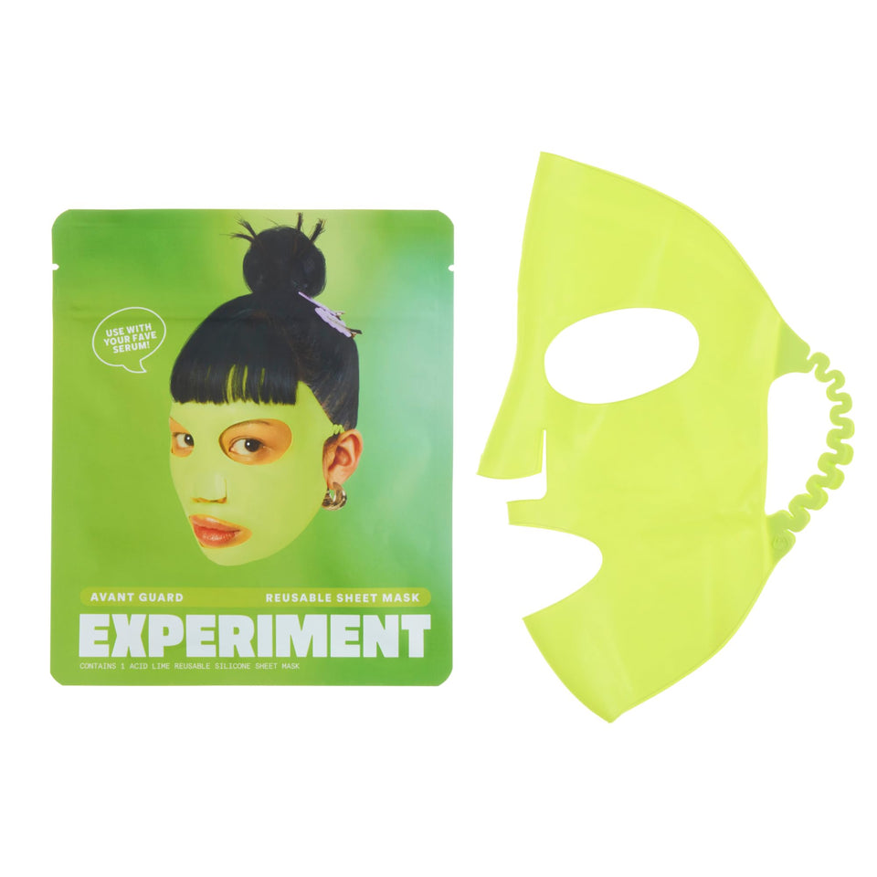 Experiment Avant Guard front view showing full silicone mask and coverage benefit