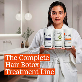 Expert Hair shelf display and box presentation indicating salon-quality product