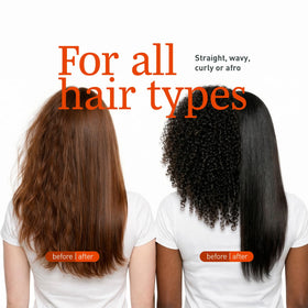 Expert Hair size comparison 1kg jar beside small bottle showing value and scale