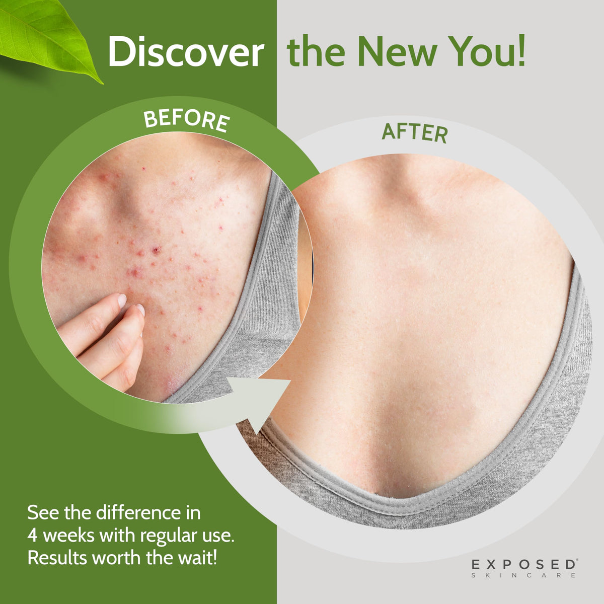 Exposed Skin Care texture lather demonstrating gentle exfoliation and smooth feel
