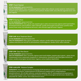 Exposed Skin Care cleanser in hand showing gentle cleansing and oil control