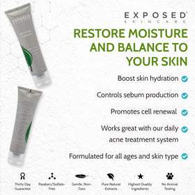 Exposed Skin Care before and after comparison showing smoother skin benefit