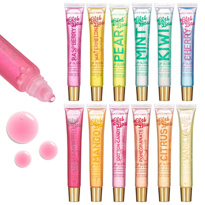 EXPRESSIONS front packaging showing 12 clear gloss tubes and convenience