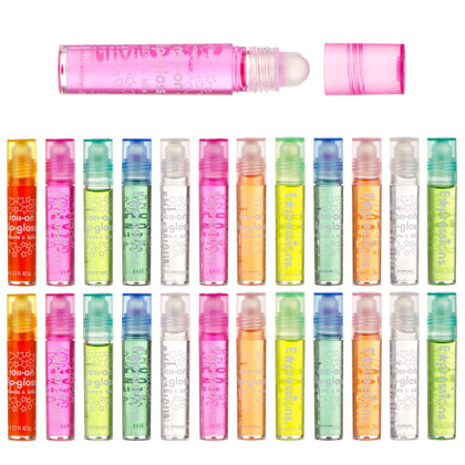 Expressions Girl front packaging showing 24 glosses and clear case as a gift