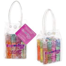 Expressions Girl rollerball close-up showing smooth applicator for easy use
