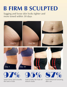 EXPRESSIONS WELLNESS belly wrapped in film showing enhanced thermal results