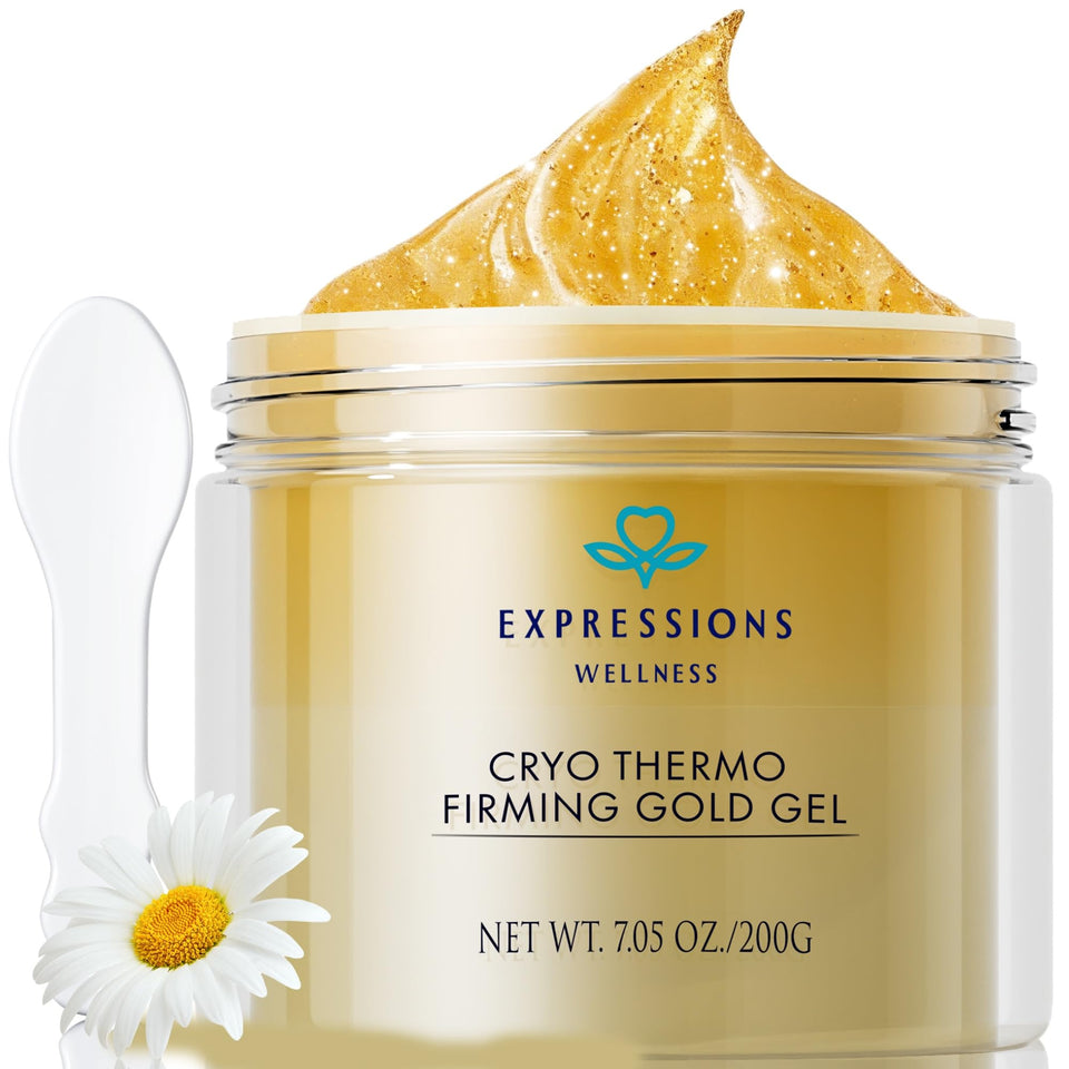 EXPRESSIONS WELLNESS jar front view showing product and packaging benefits