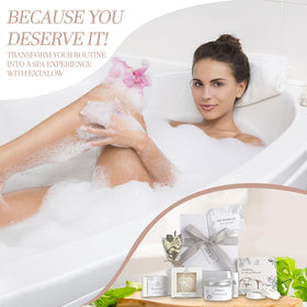 EXTALOW lavender shower steamers grouped to provide aromatherapy benefits
