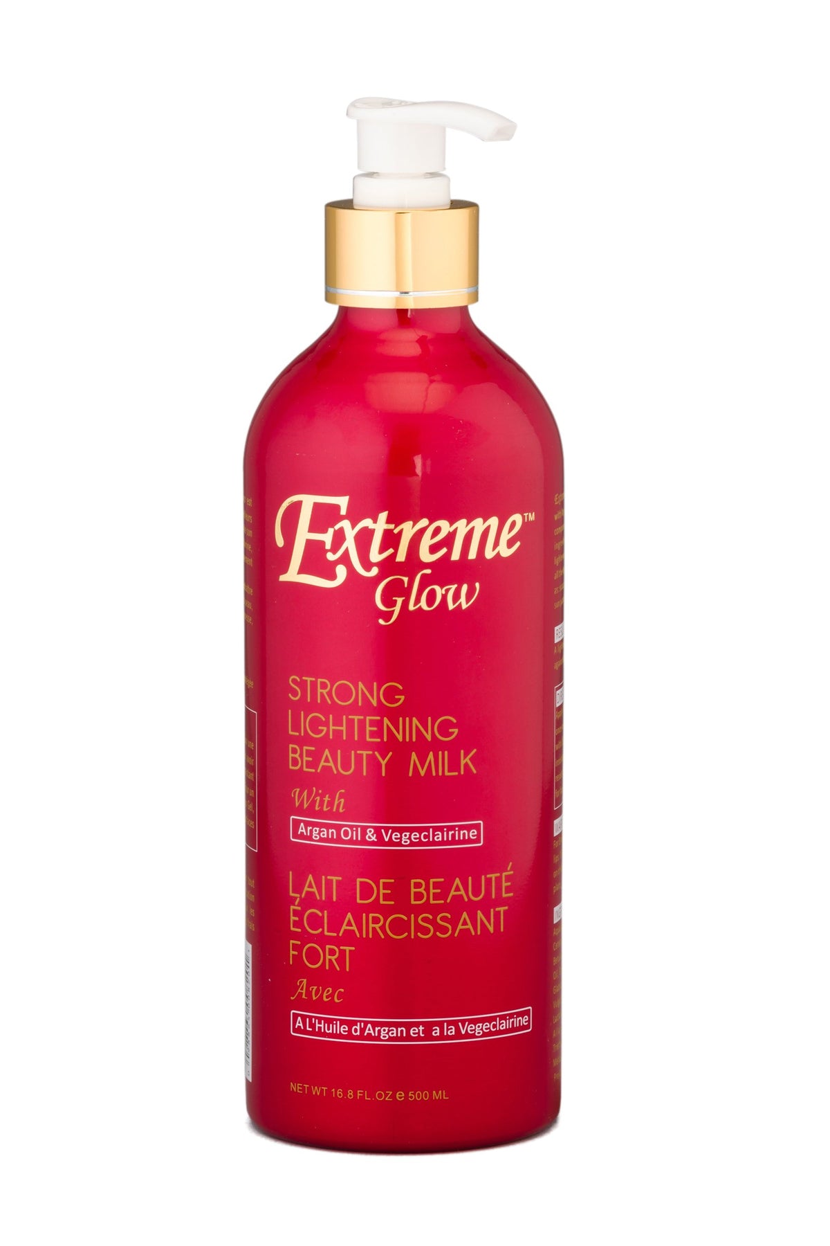 Extreme Glow front bottle 500ml showing label and bottle shape for easy identification