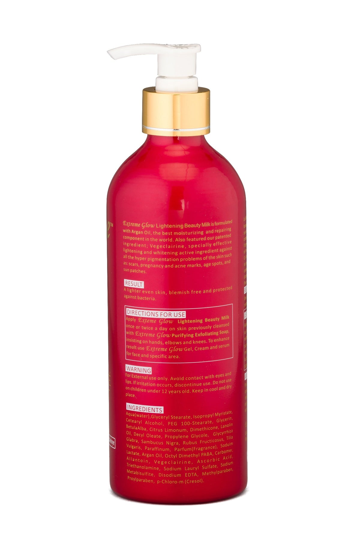 Extreme Glow cream texture closeup highlighting smooth formula and fast absorption benefit