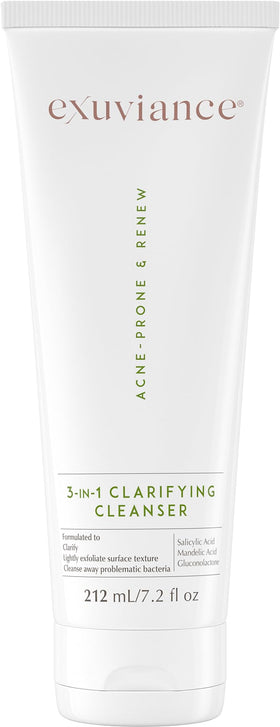 EXUVIANCE front bottle view showing clean packaging and clear usage benefits