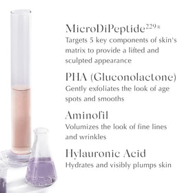 EXUVIANCE serum on bathroom counter during morning routine for convenience