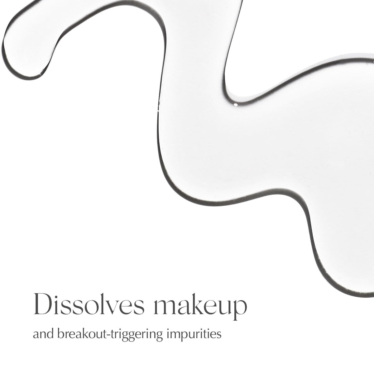 EXUVIANCE pump dispensing foam onto hand for quick, effective cleansing