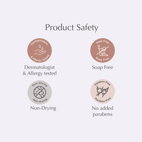 EXUVIANCE foaming cleanser rinsing off to show makeup removal benefit