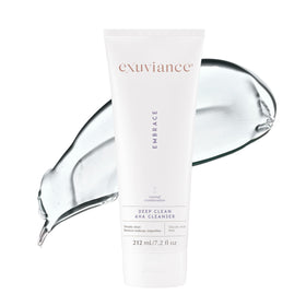 EXUVIANCE front packaging showing cleanser and branding for clear recognition