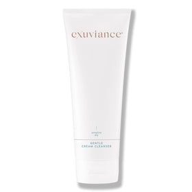 EXUVIANCE front packaging showing cleanser tube and retail labeling benefits