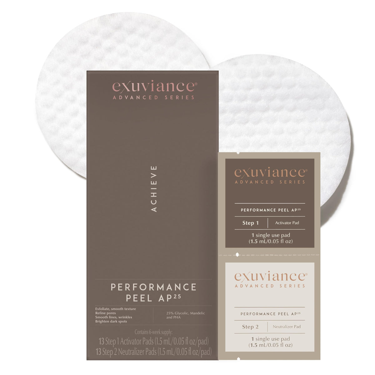 EXUVIANCE front box showing kit packaging and clear product branding for easy identification