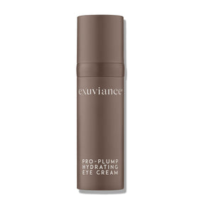 EXUVIANCE front jar view showing compact hydrating eye cream packaging and brand clarity