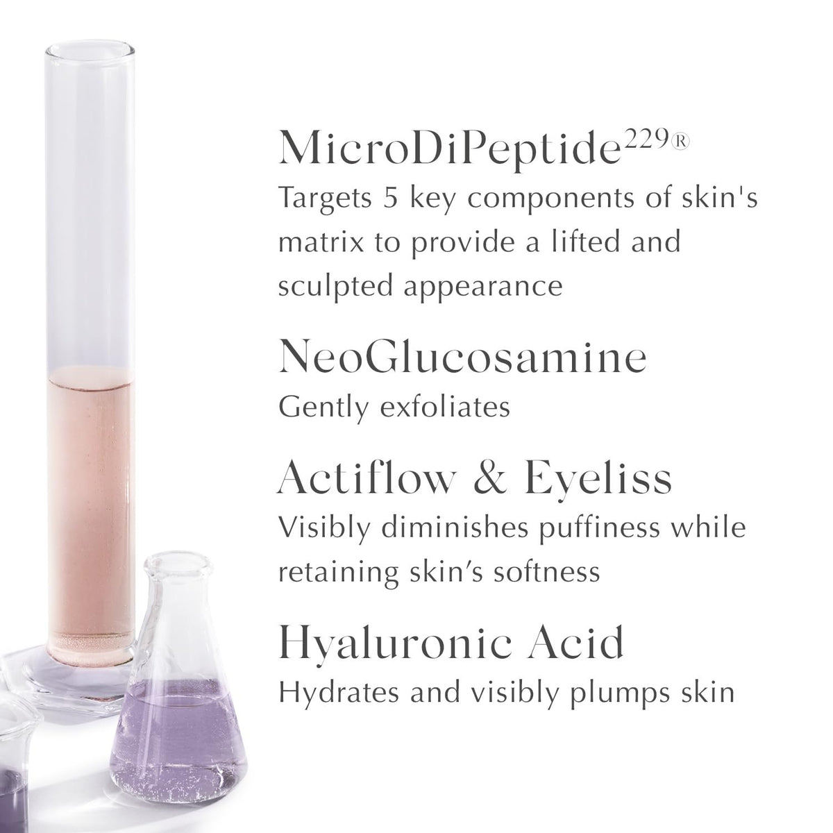 EXUVIANCE product held in hand to show 15g size and portable skincare convenience