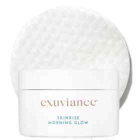 EXUVIANCE front packaging showing product and benefit of morning glow