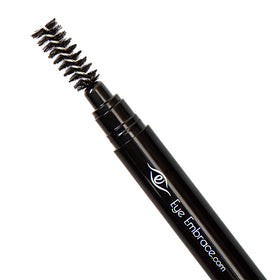 Eye Embrace swatch on forearm illustrating cool gray shade and blendability