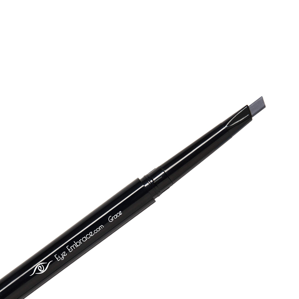 Eye Embrace Grace front packaging showing medium gray shade and benefits