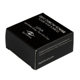 Eye Embrace ingredients label highlighting cruelty-free and gentle formulation benefit