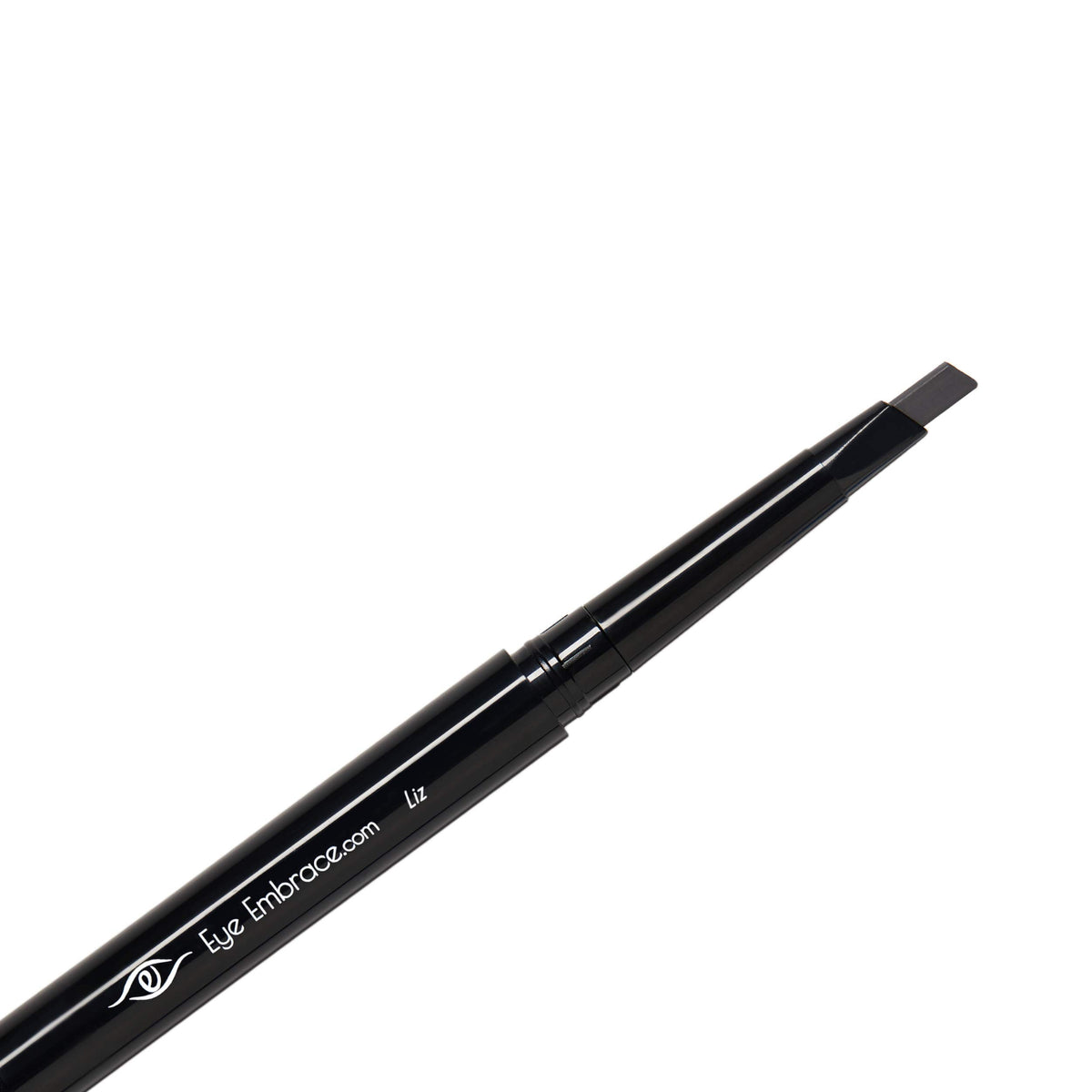Eye Embrace front packaging showing medium gray pencil and benefits