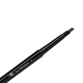 Eye Embrace front packaging showing medium gray pencil and benefits