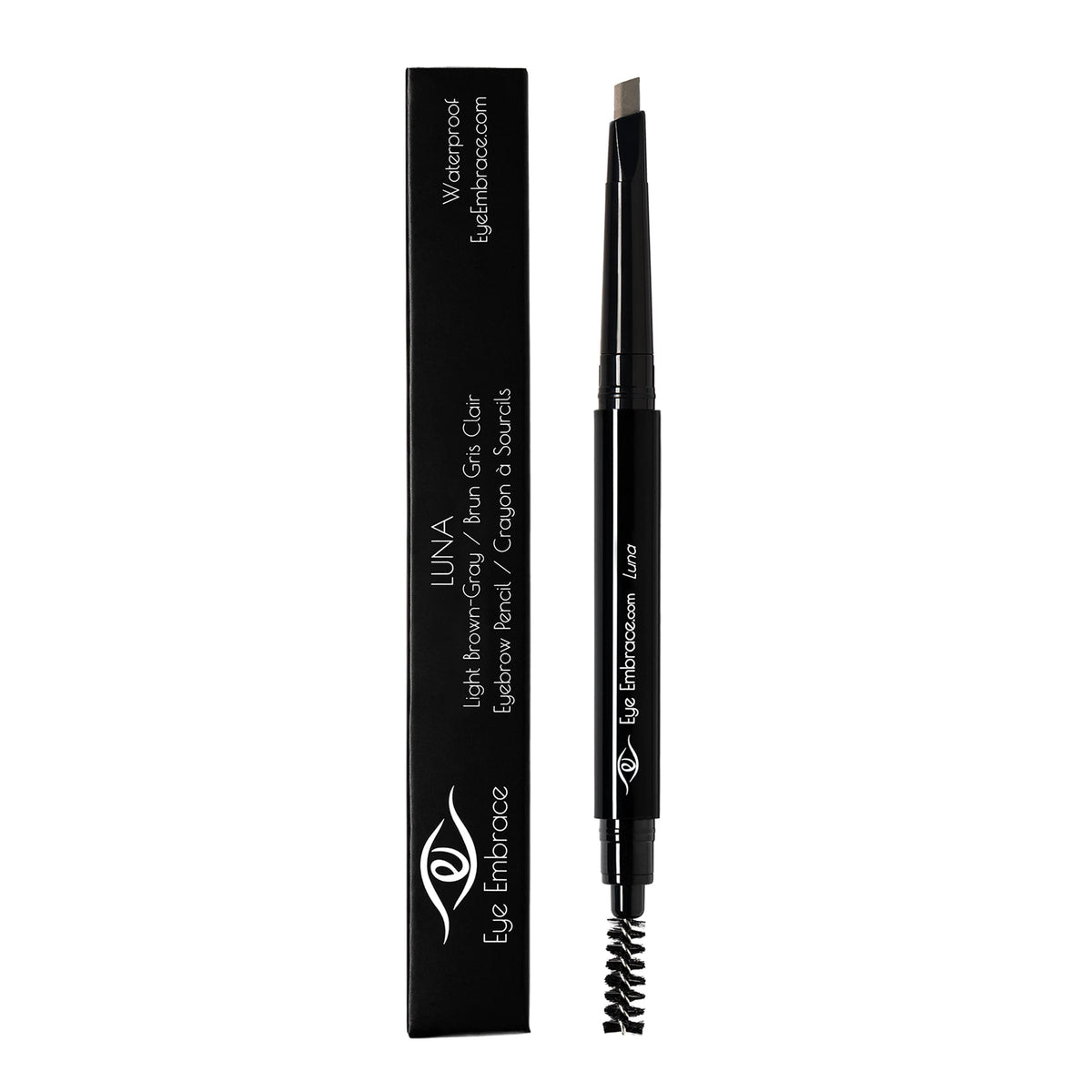 Eye Embrace spoolie brush detail for seamless brow blending