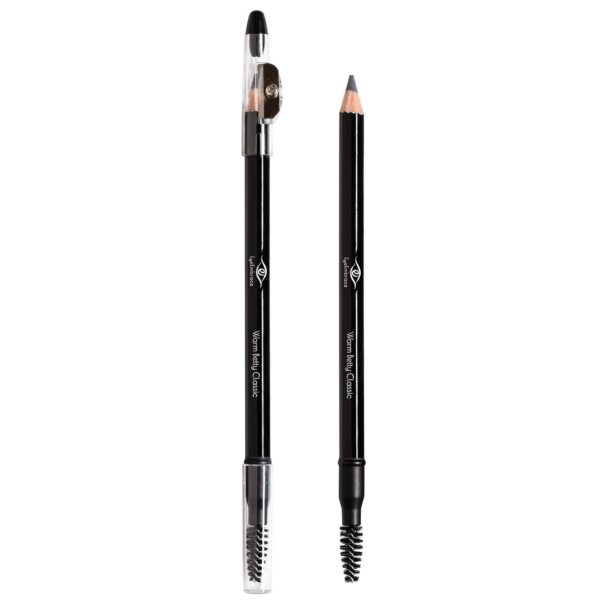 Eye Embrace cap with built-in sharpener for on-the-go precision maintenance
