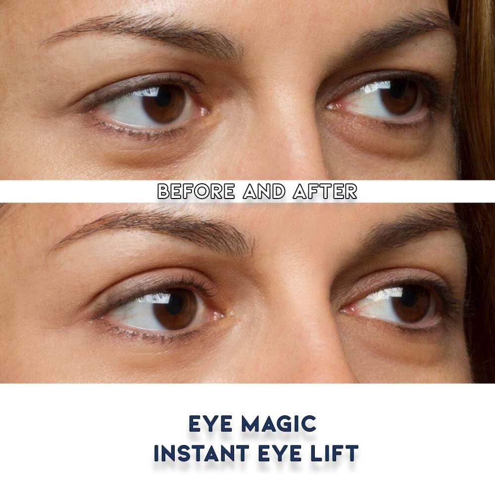Eye Magic label close-up showing made in USA assurance and quality